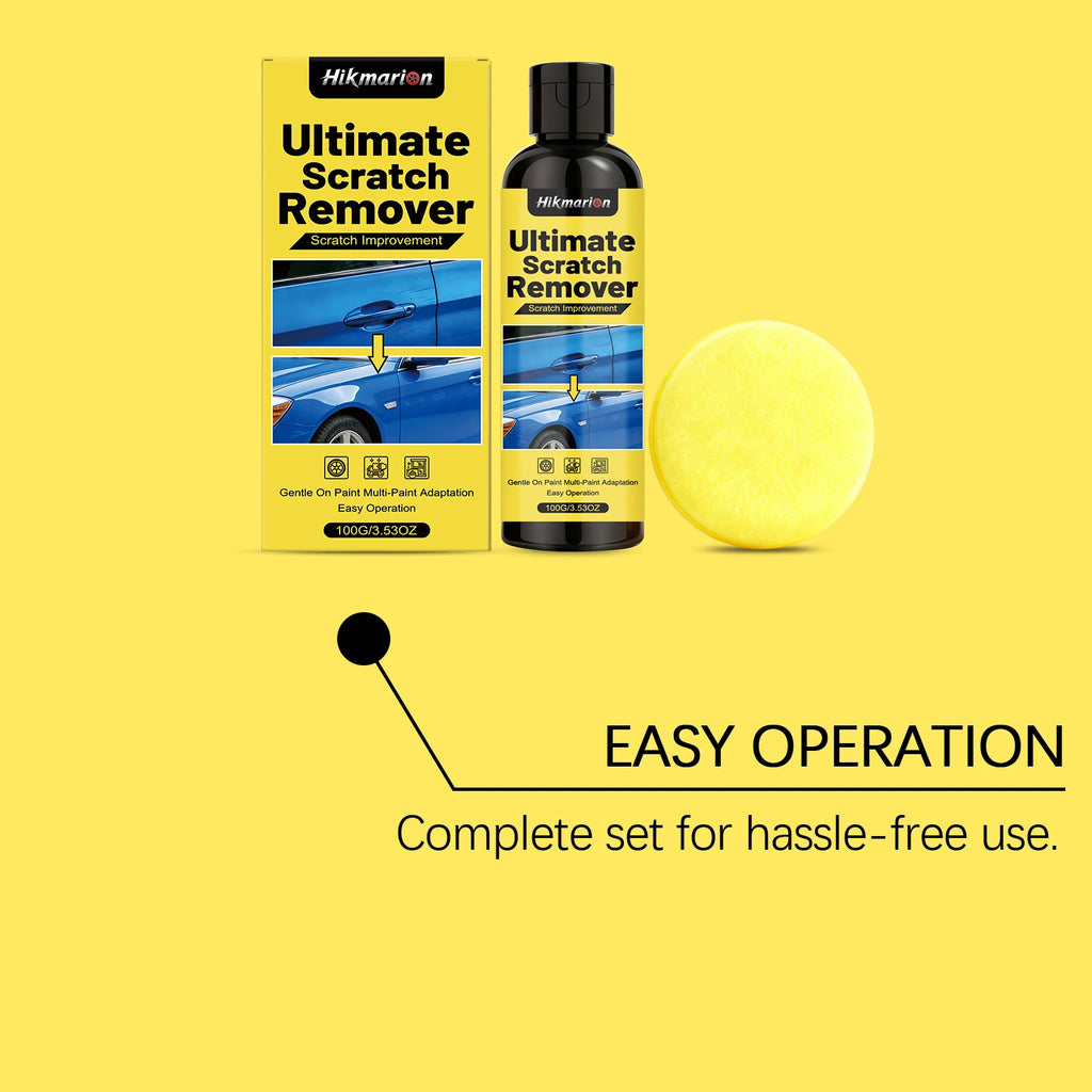 Car Scratch Repair Kit: Polishes, restores and brightens dull car paint, ideal for daily effective maintenance and care.