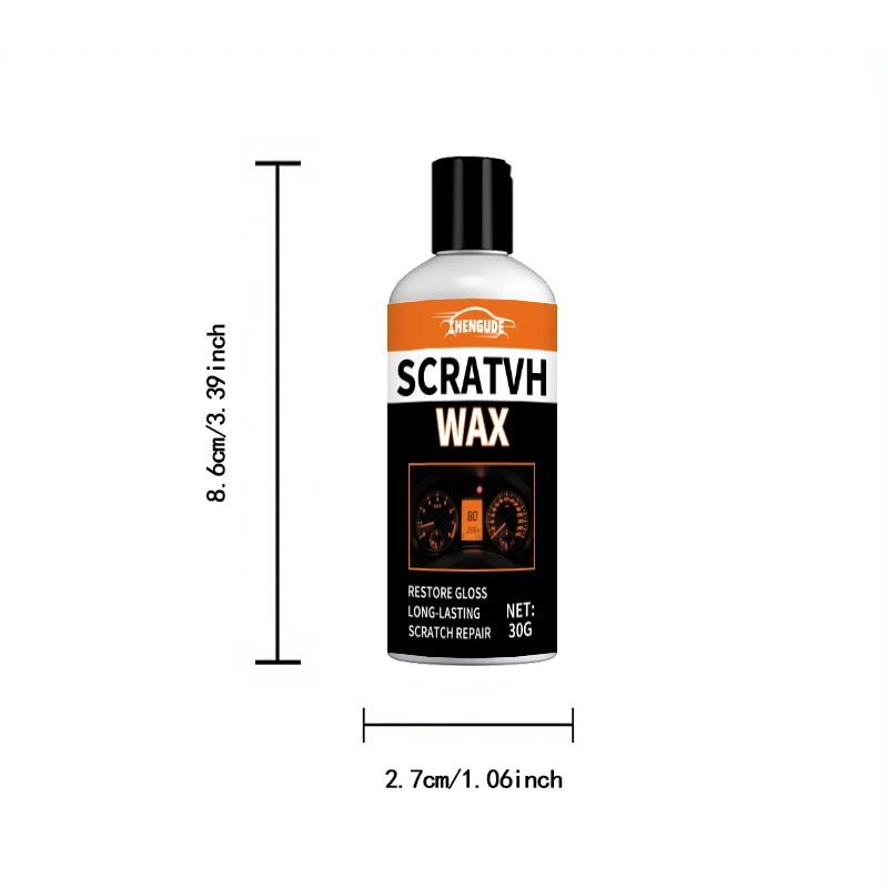 VANGUARD TOOLS|Car Scratch Repair Wax, Dashboard Screen Scratch Repair Agent |   Suitable for Various Scratch Repairs on Central Consoles, Helmets, Glass, Acrylic, and Glasses.