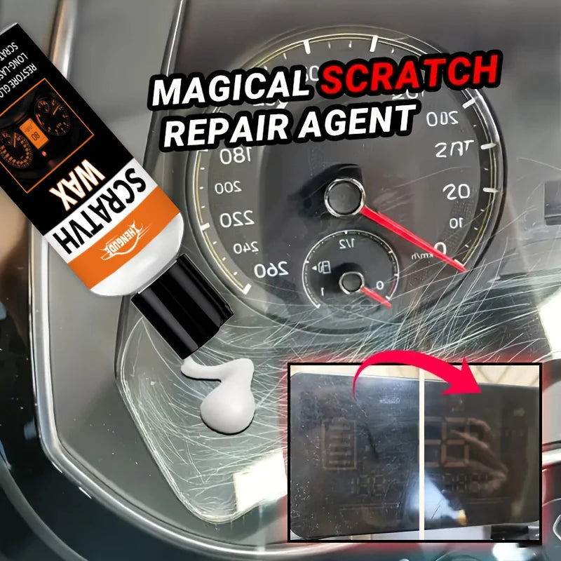 VANGUARD TOOLS|Car Scratch Repair Wax, Dashboard Screen Scratch Repair Agent |   Suitable for Various Scratch Repairs on Central Consoles, Helmets, Glass, Acrylic, and Glasses.